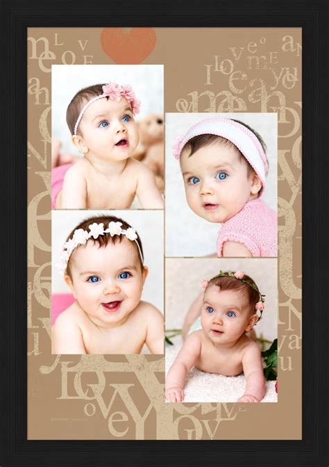 Avercart Custom Collage Photo Frame with Print Personalized Photo Frame ...