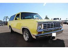 1977 Dodge Ramcharger by 1977 Dodge Ramcharger For Sale Classiccars Cc 747401 1977 Dodge Ramcharger