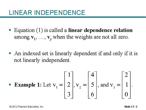 Image result for Linear Dependent Example in Linear Algebra