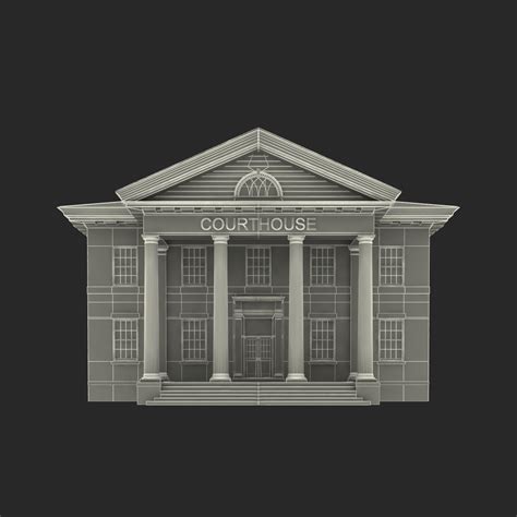 Courthouse Building Model 的图像结果