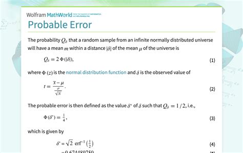 Image result for Probable Error of Mean Formula