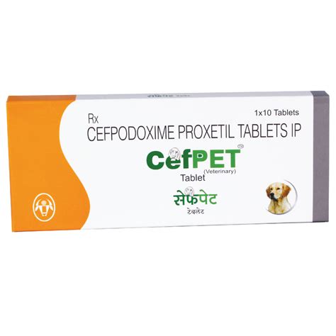 Buy Intas Cefpet Tablet 100 mg for Pets Online in India | Supertails