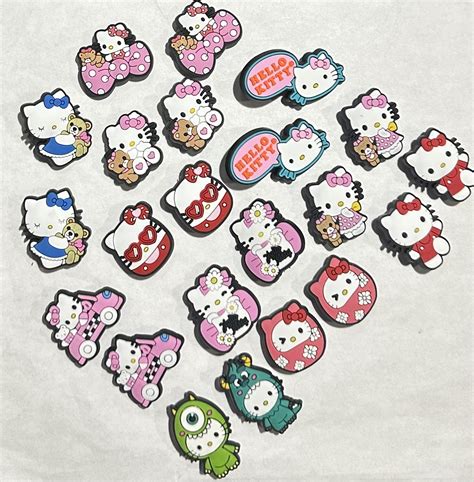 hello Kitty Croc Charms 22pc New ! Read Description | eBay