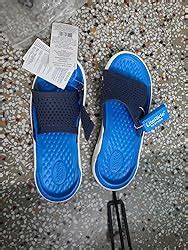 crocs Unisex-Adult Literide Slide Navy Flip-Flops-5 Men/ 6 UK Women ...