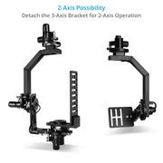 PROAIM Spin-3 Pan Tilt Roll 3-Axis Head for Camera Jib Crane
