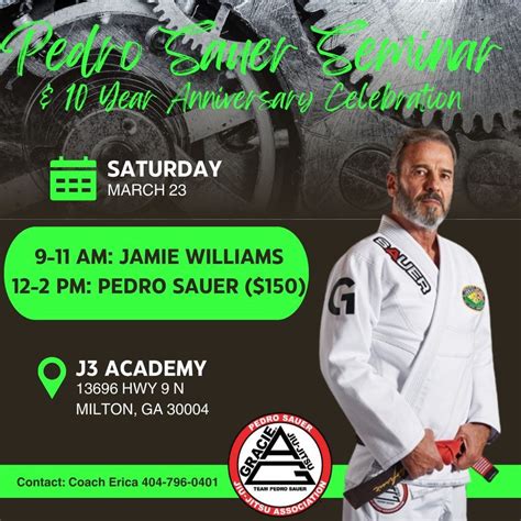 Pedro Sauer Seminar & Potluck, J3 Jiu Jitsu, Alpharetta, March 23 2024 ...