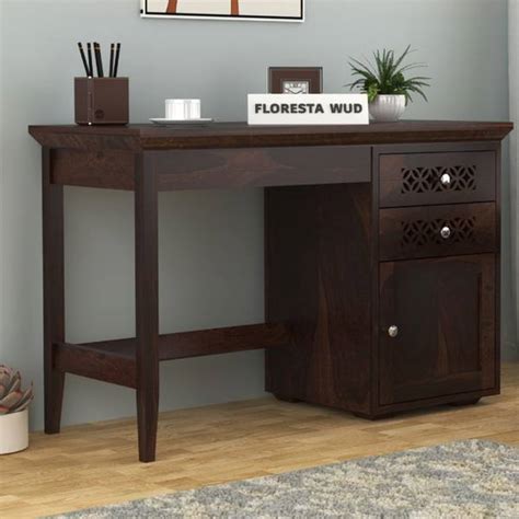 Floresta Wud COMFY Solid Sheesham Wood Only Study Table With Multiple ...