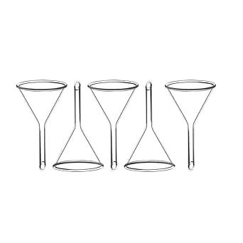 PUSHPA Multi-Purpose Glass Funnel Ideal for Filtration, Liquid Transfer ...