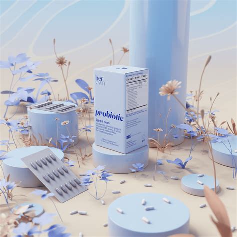 Buy Her Own Probiotic Capsules, 11 Prebiotic Strains, Inulin Prebiotic ...