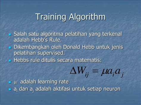 Image result for Hebb Training Algorithm