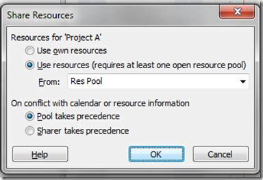 Image result for Microsoft Project Resource Pool