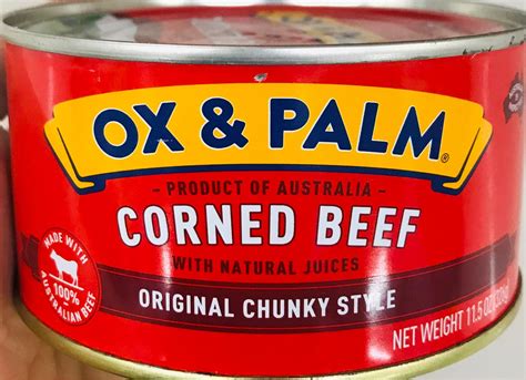 Ox & Palm Original Chunky Style Corned Beef 326g With Natural Juices ...