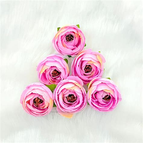 Light Pink Peony Artificial Flower - 6 Pcs – Resin Store Surat