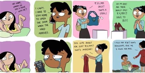 Comics on indian households