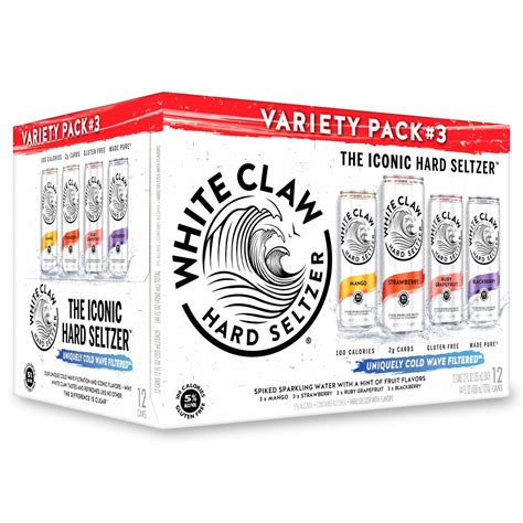 White Claw Variety #3 12 Pack | 12oz Cans – Park Plaza Liquor and Deli