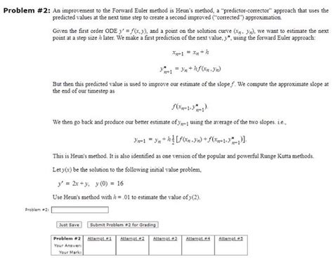Image result for Forward Euler Method Formula