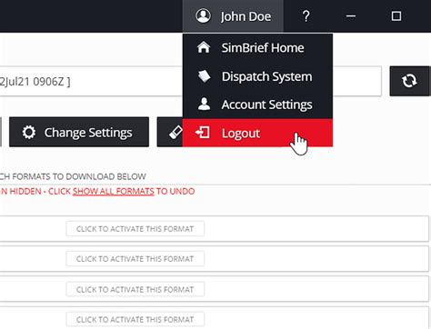 Image result for How to Use Simbrief Downloader