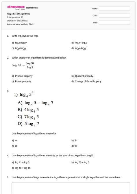 Image result for Basic Logarithms