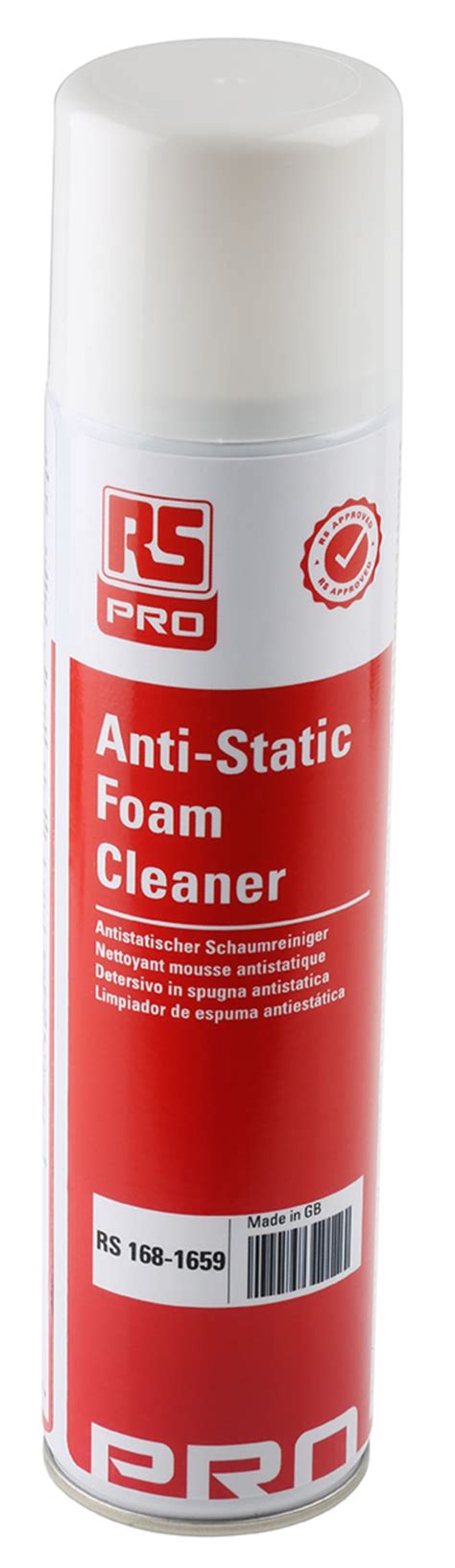 RS PRO | RS PRO 400ml Anti-Static Foam Cleanser | 168-1659 | RS