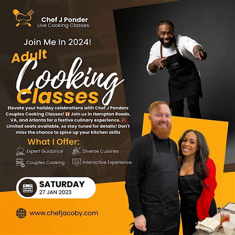 Norfolk Va. Adult Cooking Class w/ Chef J Ponder, Norfolk, VA, USA, 27 ...