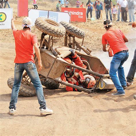 Participant from KIET, Uttar Pradesh at the seventh edition of BAJA SAE ...