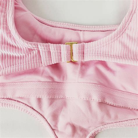 Women's Cheeky High Leg Monokini Swim Suit Xhilaration Pink Size Small ...