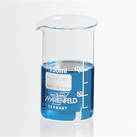 Beaker - 250ml - Borosilicate Glass - Tall Form With Spout | Glass Beakers