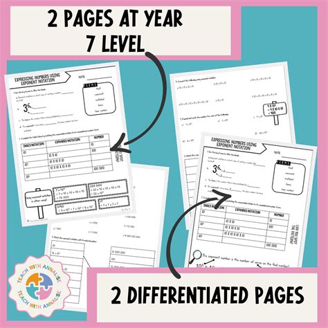 Index Notation Worksheet Grade 7 at Justin Pope blog