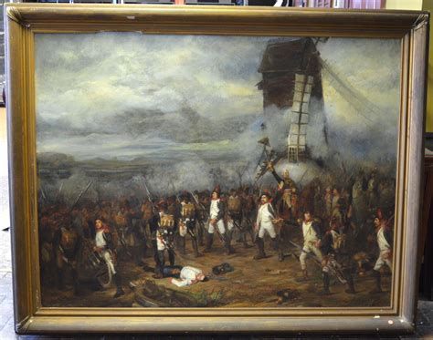At Auction: Important Oil Painting " The Battle of Valmy"