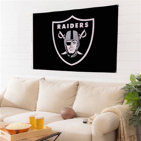 Las Vegas Raiders 3' x 5' Team Flag – Flagpole To-Go