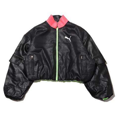PUMA X A$AP ROCKY PLEATHER JACKET PUMA BLACK（プーマ X エイサップ ロッキー プレザー ...