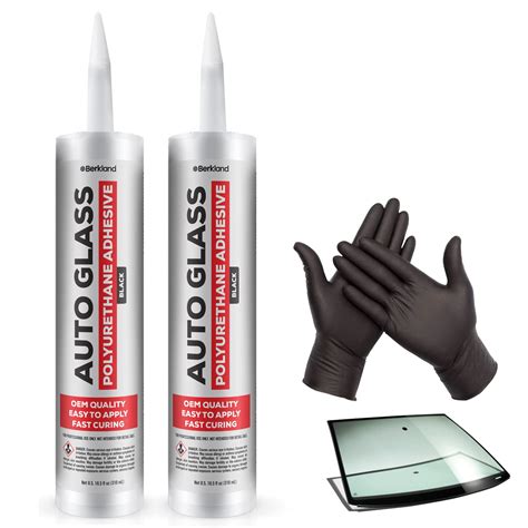 High Bond Automotive Glass Adhesive Kit - Fast Curing, OEM Quality - Berkland Goods