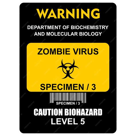 Zombie Warning Labels