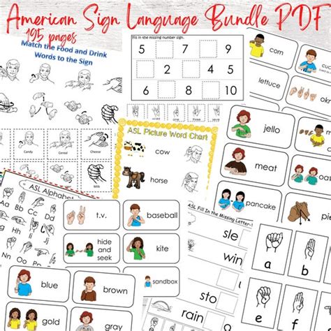 Image result for ASL at Work Phrases Worksheet