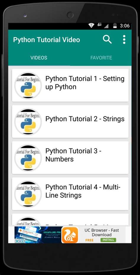 Python Tutorial Videos 的图像结果