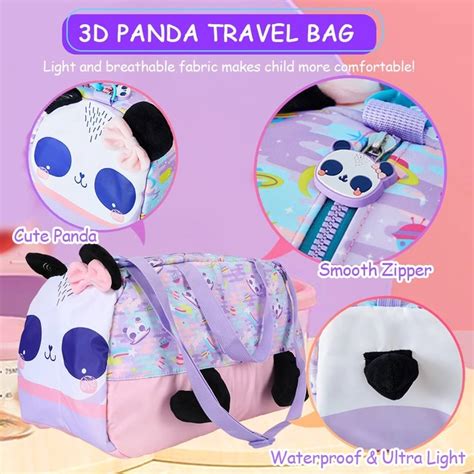 Buy Online: 3D Printed Panda Duffel Bag | Perfect for Kids