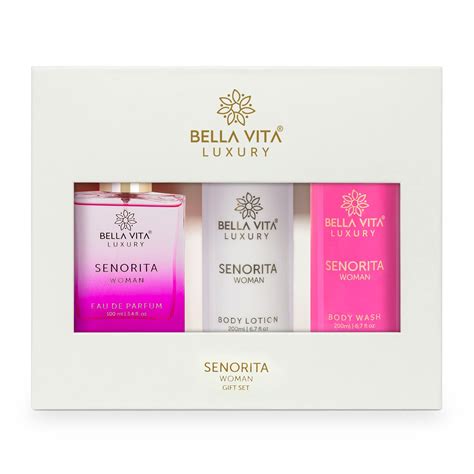 Buy Bella Vita Luxury Senorita Gift Set with Pomegranate, Mint, Peony ...