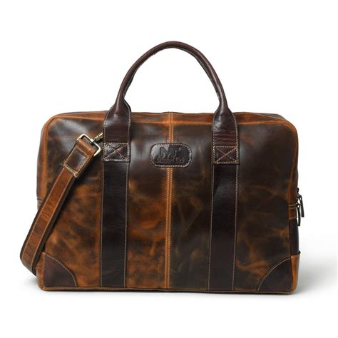 MaheTri Brown Jefferson Briefcase Unixsex Handcrafted Leather Office ...