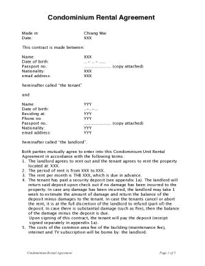Rent Contract Example 的图像结果