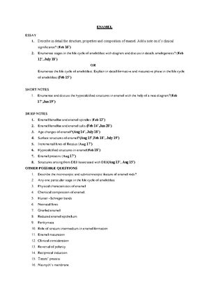 Anatomical landmarks of maxilla - BDS - KUHS - Studocu