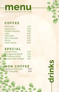 Image result for Menu Front Page Template Design