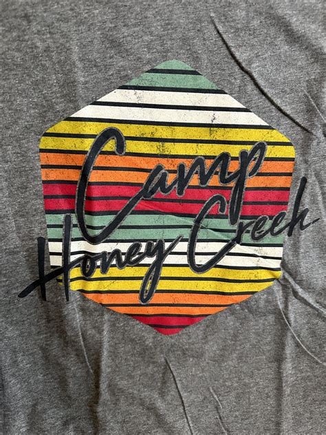 Multi-colored Striped Tee – Camp Honey Creek For Girls