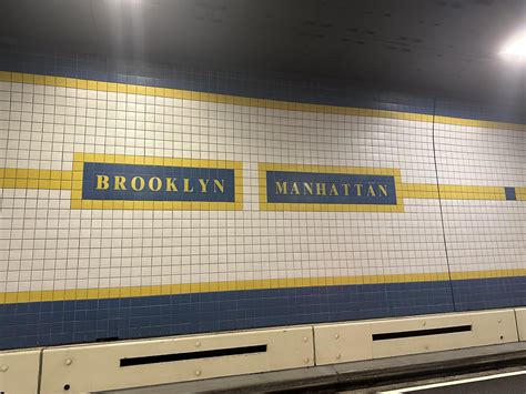 The borough border within the Battery (Hugh L Carey) Tunnel. Would not ...