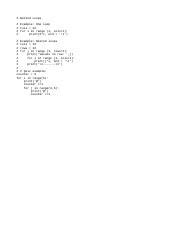 Image result for Nested Loop Example