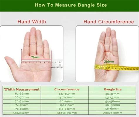 Image result for Bangle Size Guide