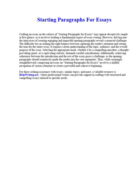 Image result for Starting Paragraph