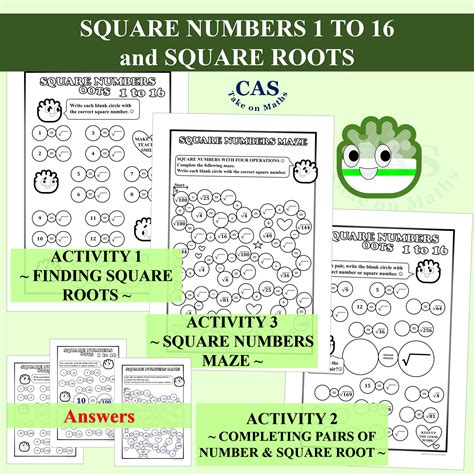 Image result for Math Craft Square Numbers