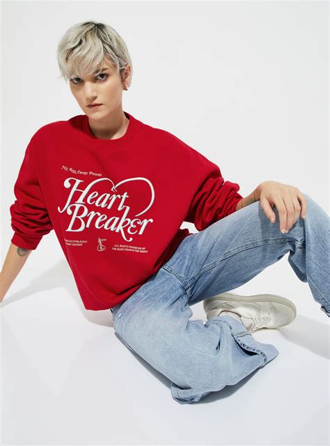 Buy ALAYA F x URB_N Women Printed Oversized Sweatshirt Online at just ...