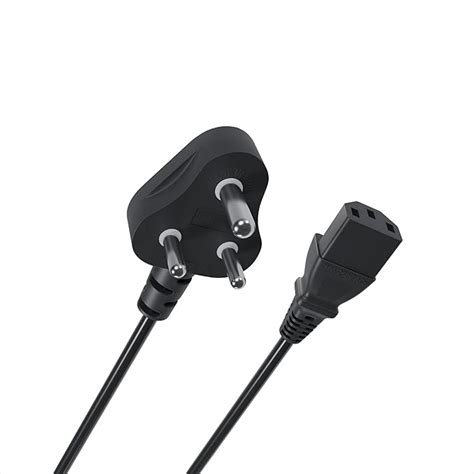 Buy Geonix 1.5 Meter Computer Power Cable Cord for Desktops PC ...