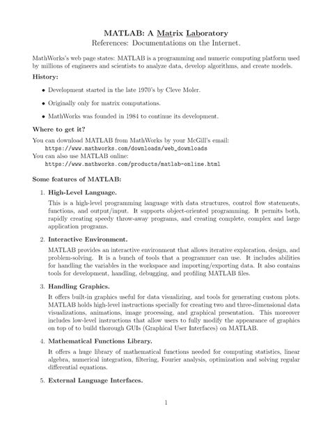 Image result for MATLAB Docu